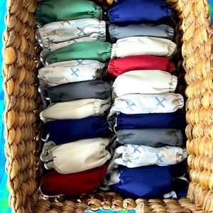 GroVia All in One newborn cloth diapers set of 21 gender neutral colors
